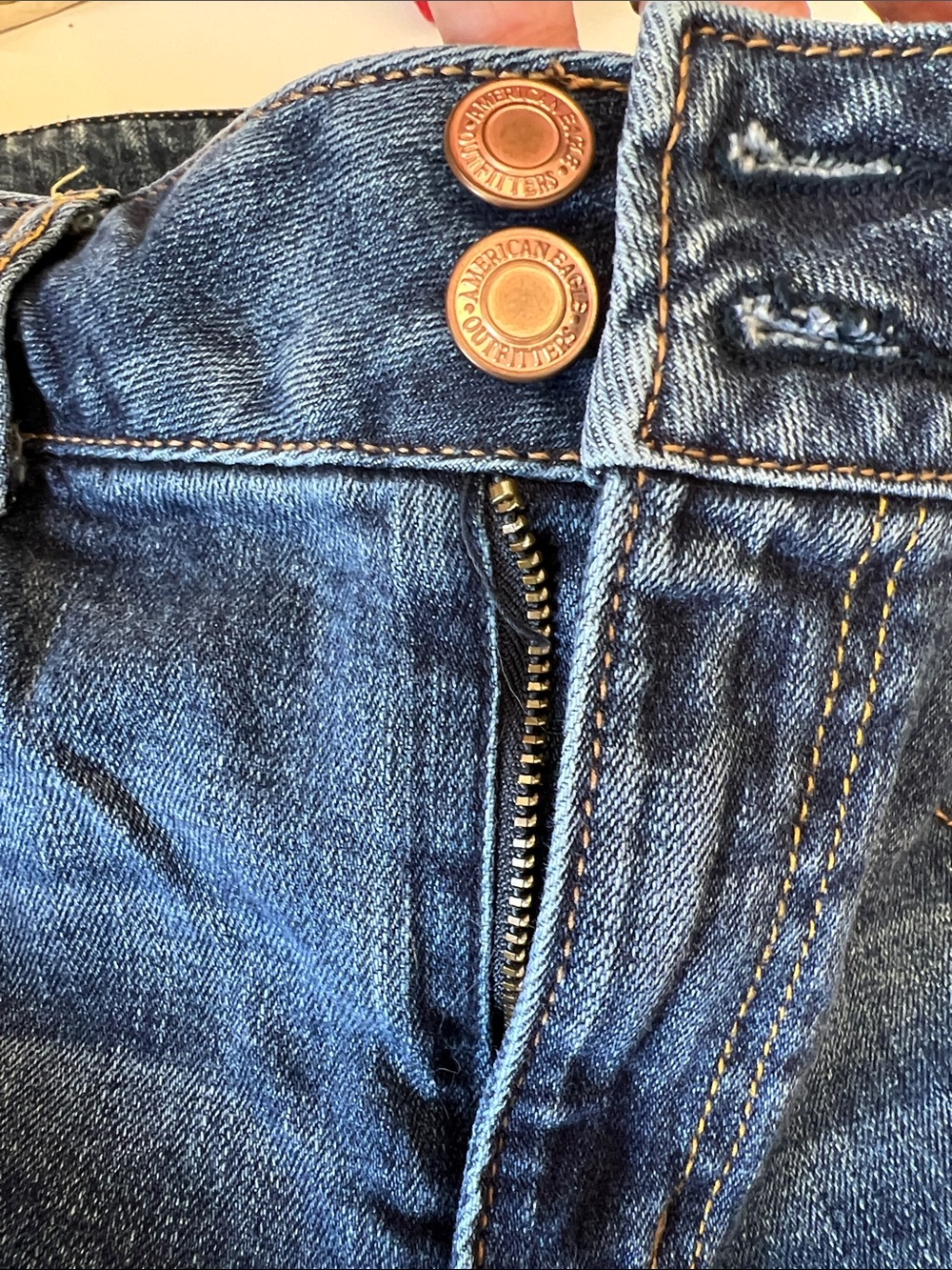 American Eagle Outfitters Women’s Boot Cut Jeans - Medium Blue Wash - Picture 9 of 12